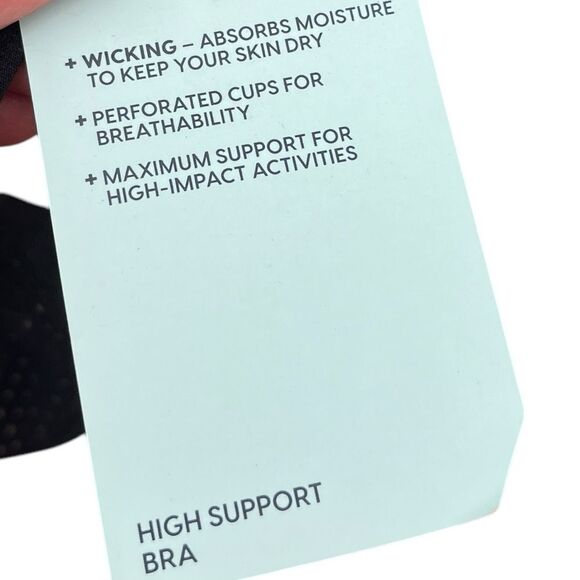 DSG Women's Heather Gray High Support Sports Bra, Size XS, NWT - Picture 6 of 7